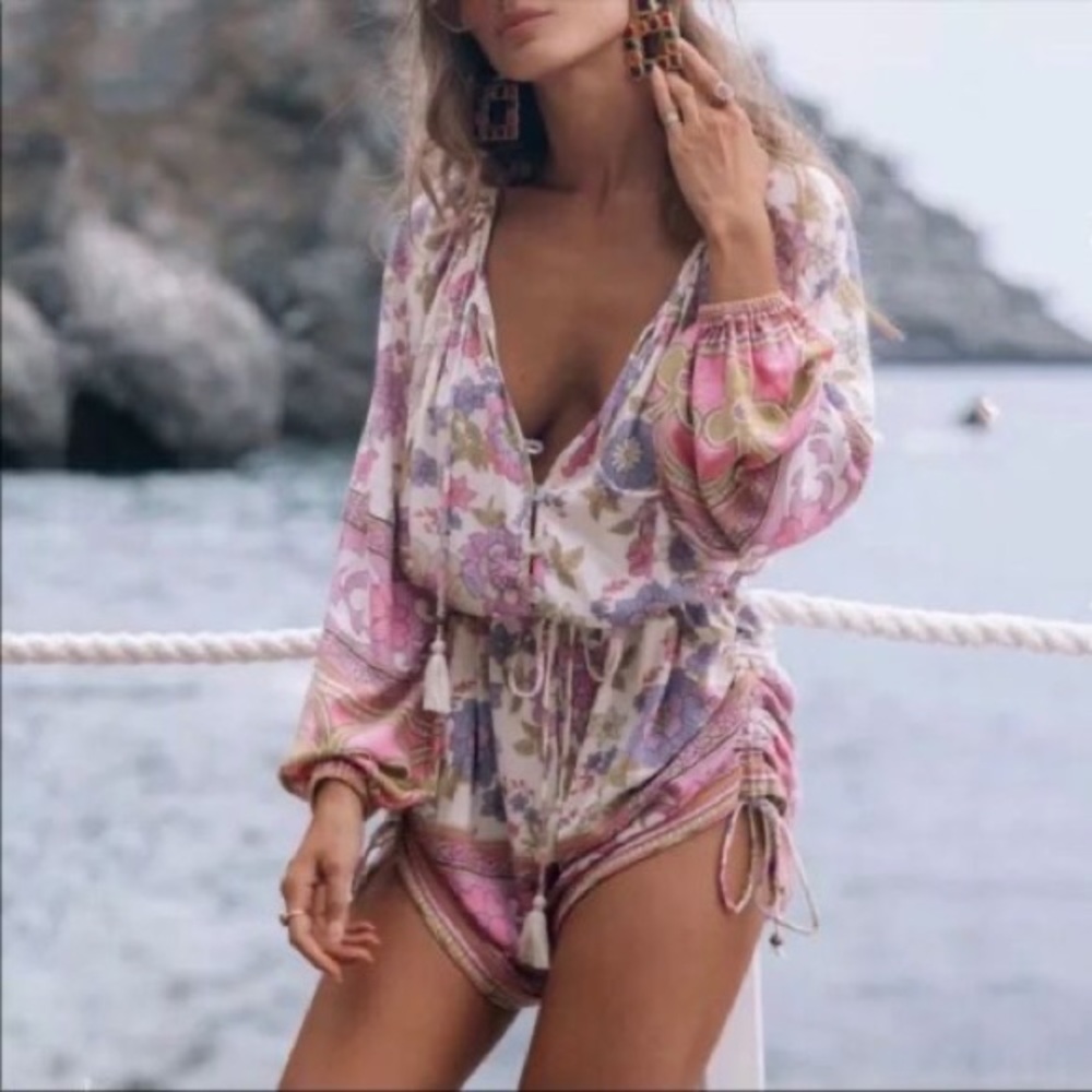 Spell buttercup Floral Romper
